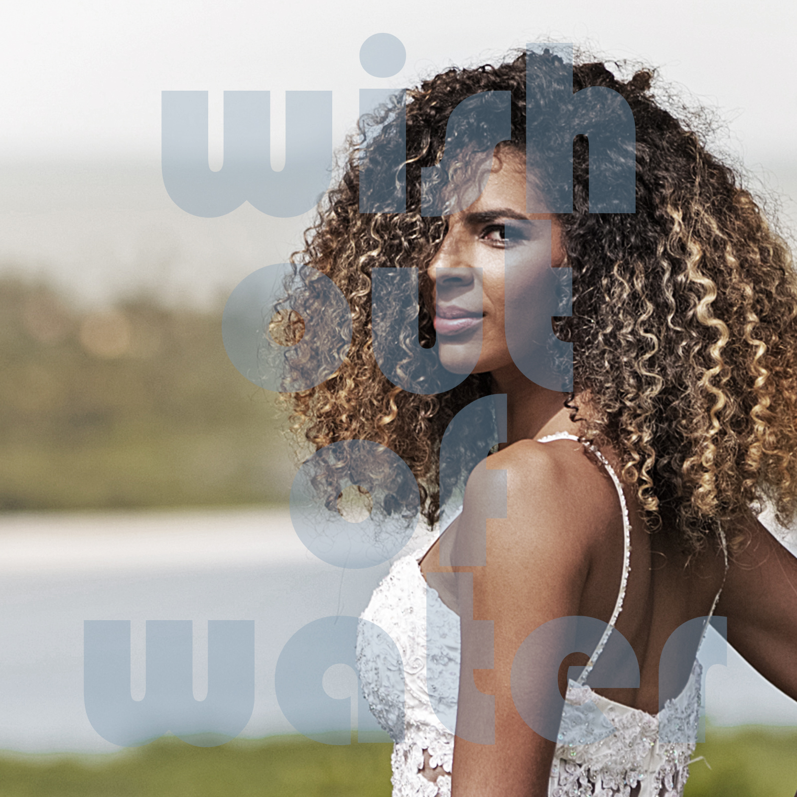Wish out of Water thumbnail featuring a brown-skinned woman with thick, curly brown hair standing in front of a body of water.